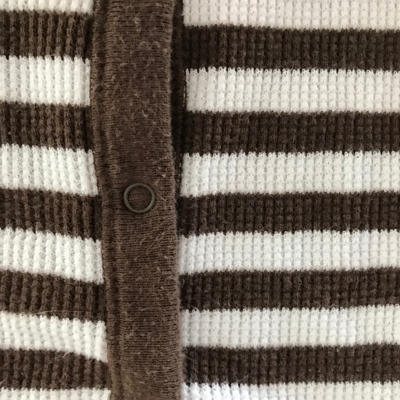 Brown & White Button up pj's🤎🤍 - Picture 3 of 6